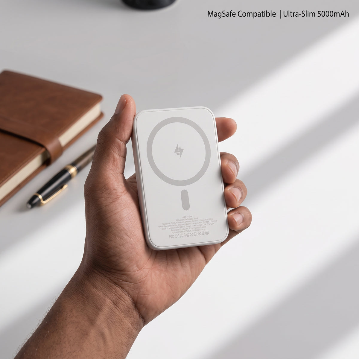 Magnetic 10000mAh MagSafe Power Bank – 15W Wireless Charger + 20W USB-C Fast Charge