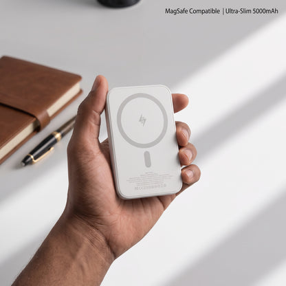 Magnetic 10000mAh MagSafe Power Bank – 15W Wireless Charger + 20W USB-C Fast Charge