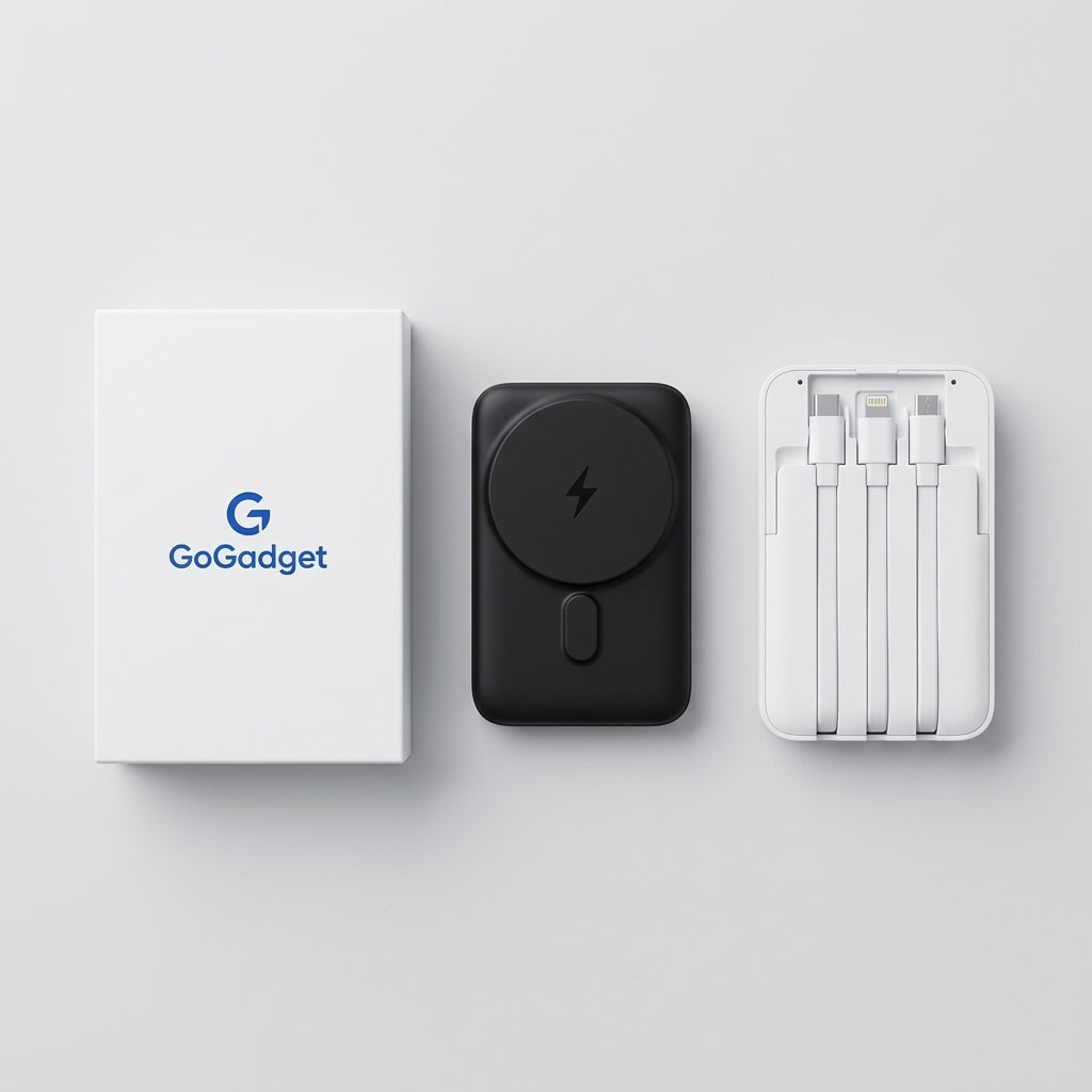 10,000mAh Magnetic Wireless Power Bank – GoGadget